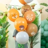 BALONY zwierzęta DEKORACJE URODZINOWE zestaw balonów URODZINY lateksowe 8szt